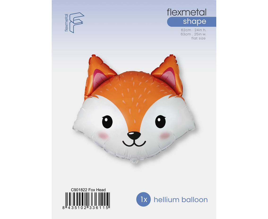 Foil Balloon 24" FX  - Fox, packed