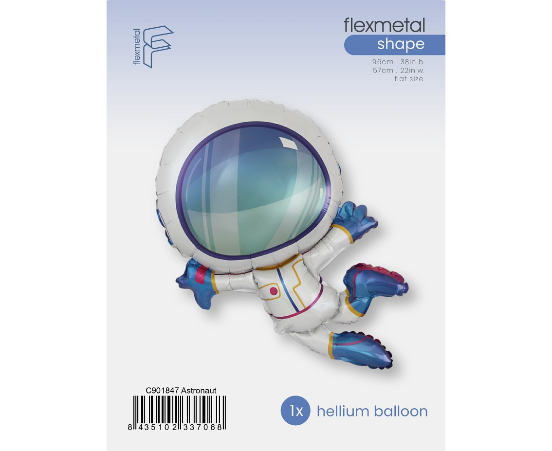 Foil Balloon 24" FX - Astronaut, packed