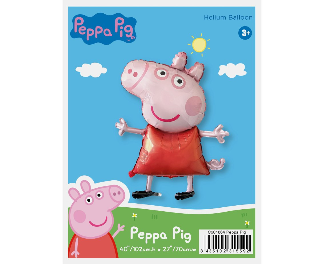 Foil Balloon24" FX - Peppa Pig, packed