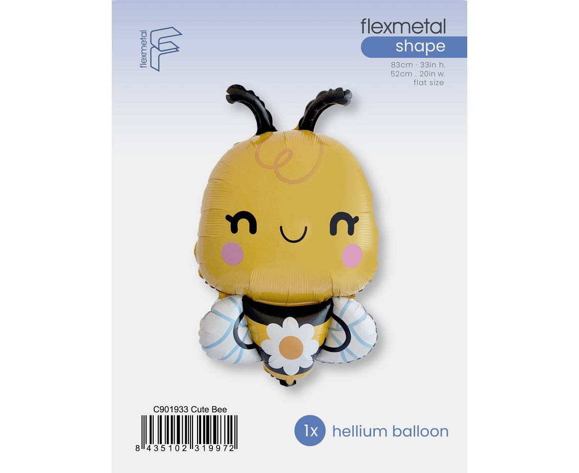 Foil Balloon 24" FX - Bee, packed