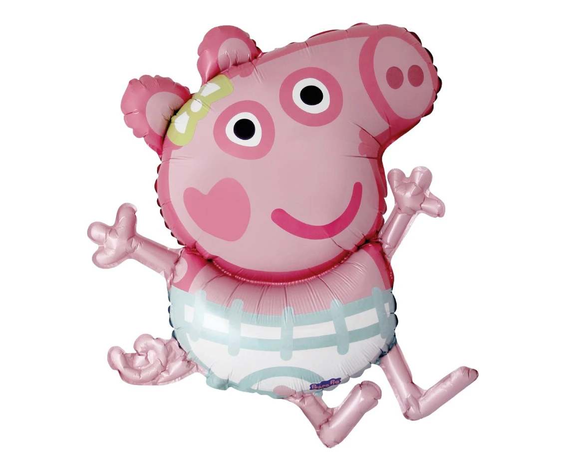 Foil Balloon 24" - Peppa Pig: Evie, packed