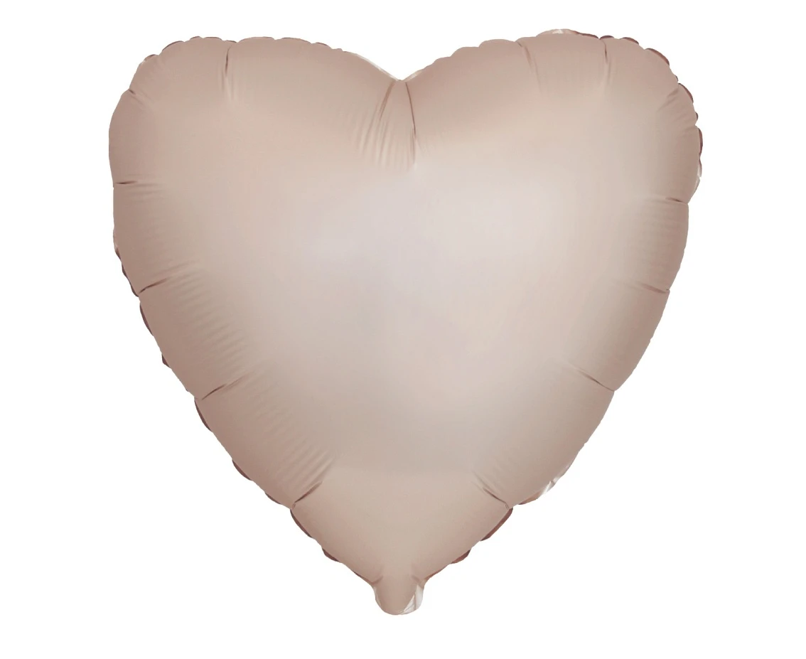 18" FX Foil Balloon - Heart (Matte Starlight Gold), packed