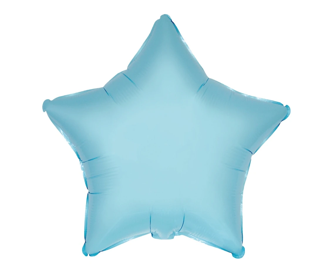 18" FX Foil Balloon - Star (Blue), packed