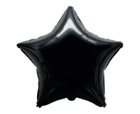 18" FX Foil Balloon - Star (Black), packed