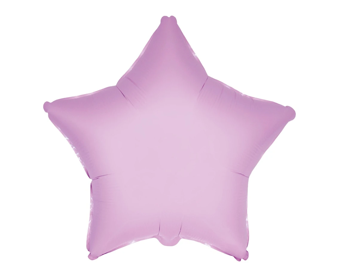 18" FX Foil Balloon - Star (Delicate Pink), packed