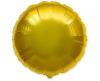 Foil Balloon 18" FX- Round (Gold), packed