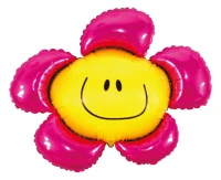 24" FX Foil Balloon - Flower (Pink), packed EOL