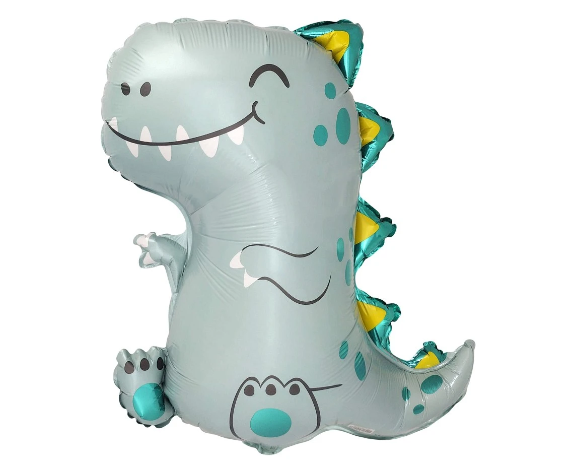 Foil Balloon 24" FX - Little Dino - Rex, packed