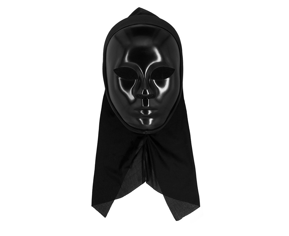 Mask Mime with hood black