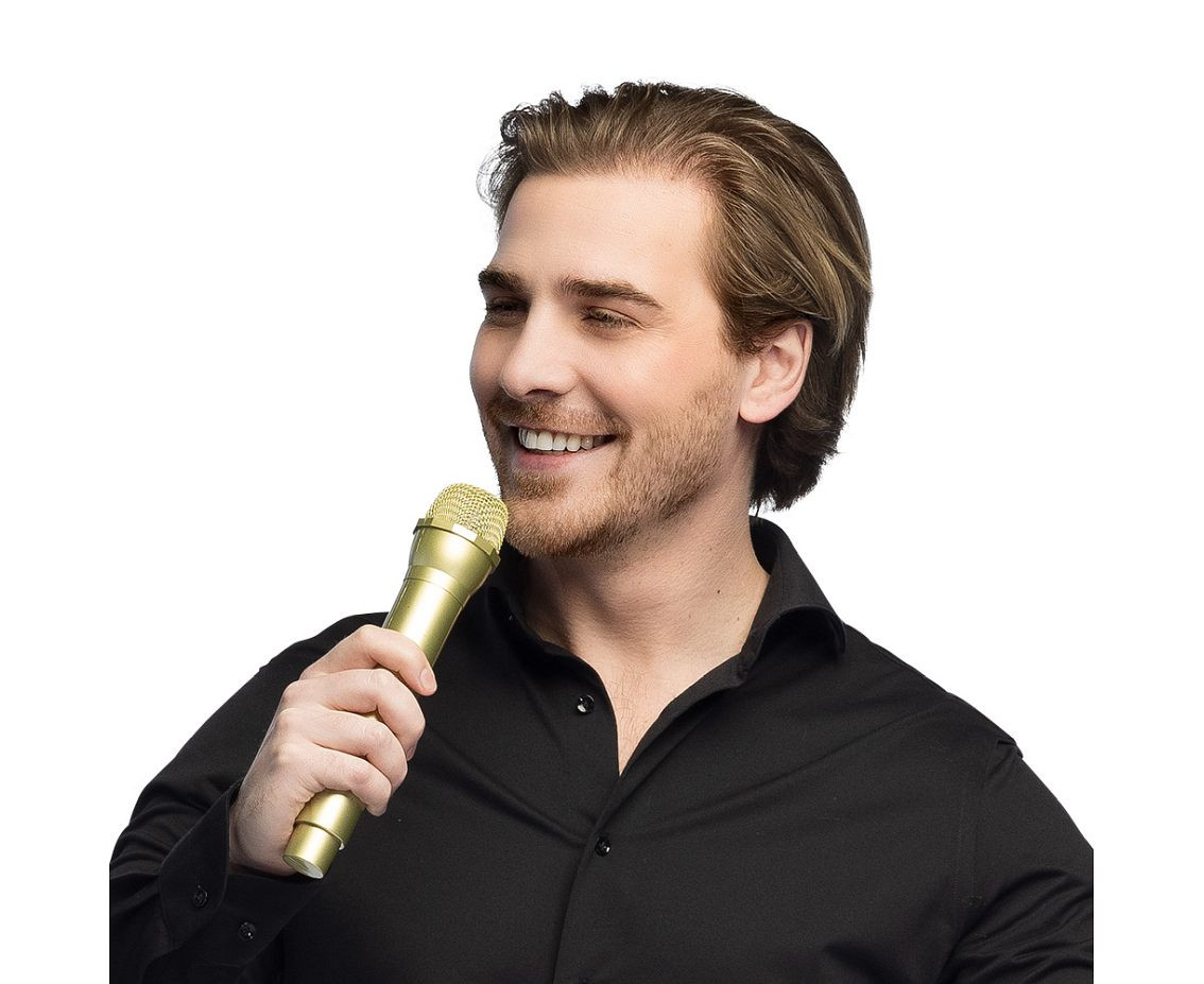 Microphone deluxe gold