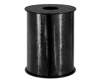 Metallic black ribbon, 500 y (458 m)