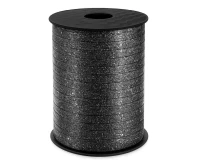 Glitter black ribbon, 500 y (458 m)