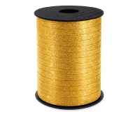 Glitter golden ribbon, 500 y (458 m)