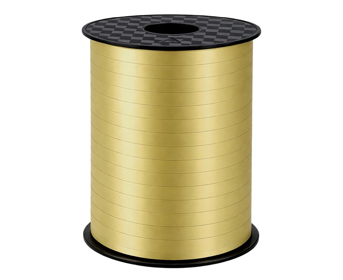 Matte gold ribbon, 500 y (458 m)