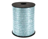 Holographic sky blue ribbon, 500 y (458 m)