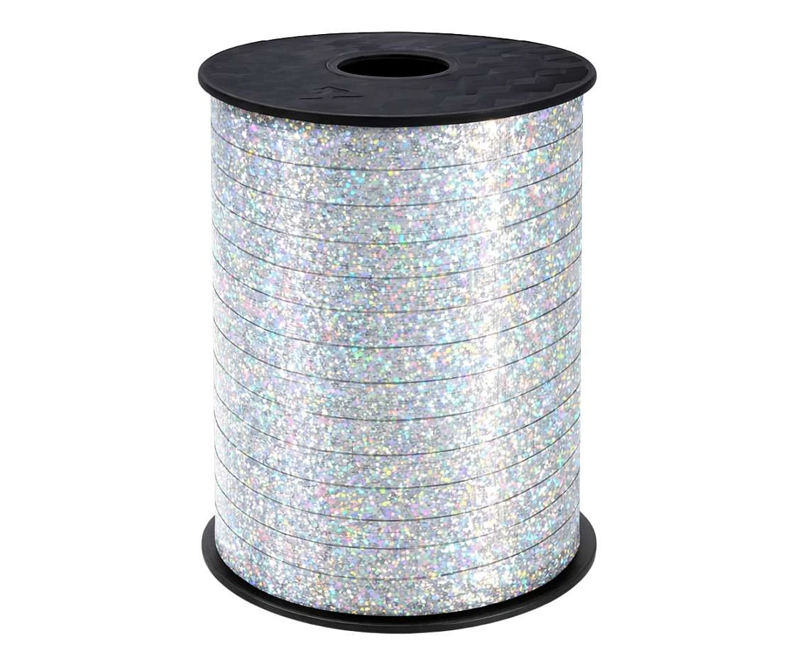 Holographic sliver ribbon, 500 y (458 m)