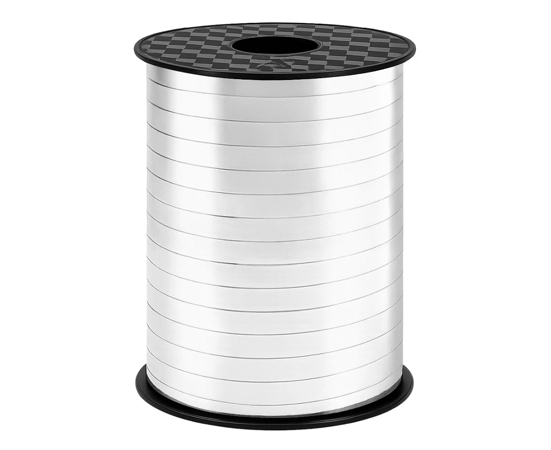 Lacquered white ribbon, 500 y (458 m)