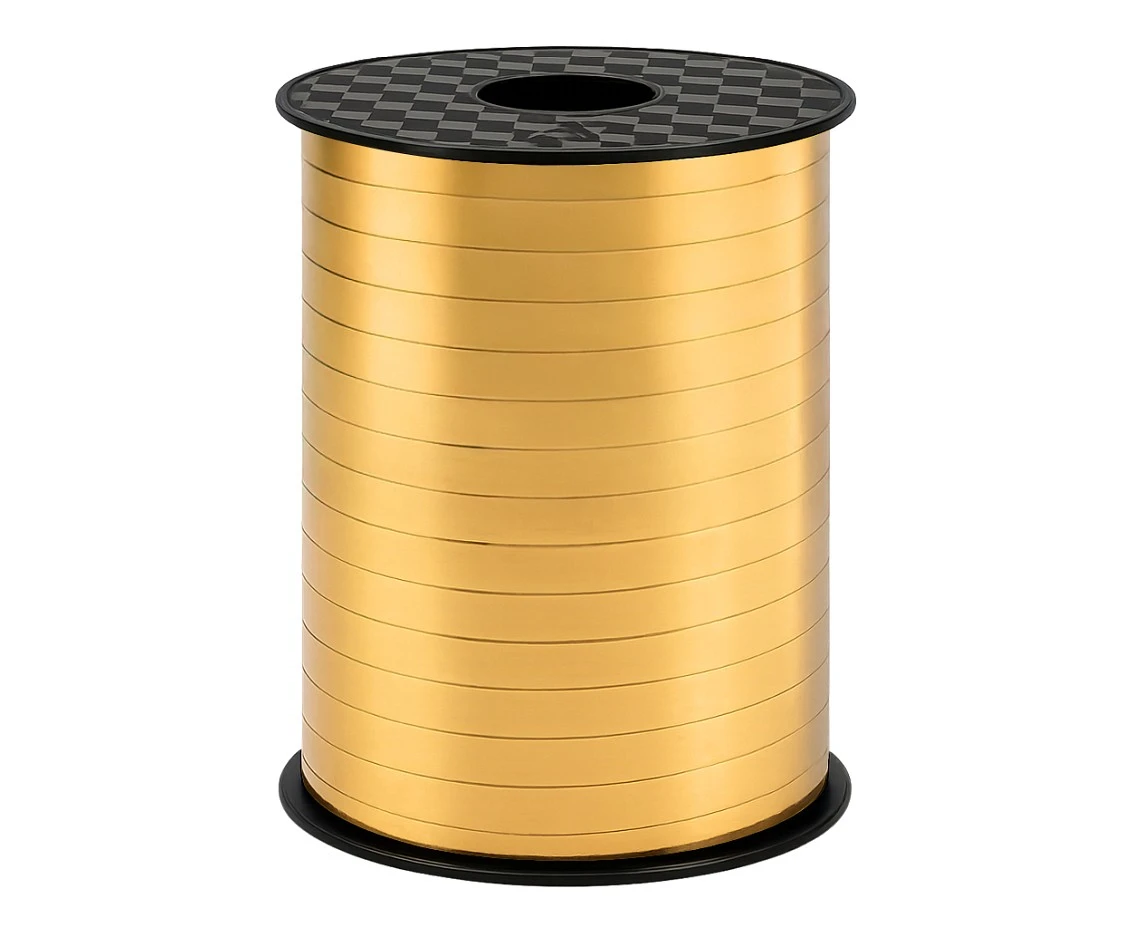 Lacquered gold ribbon, 500 y (458 m)