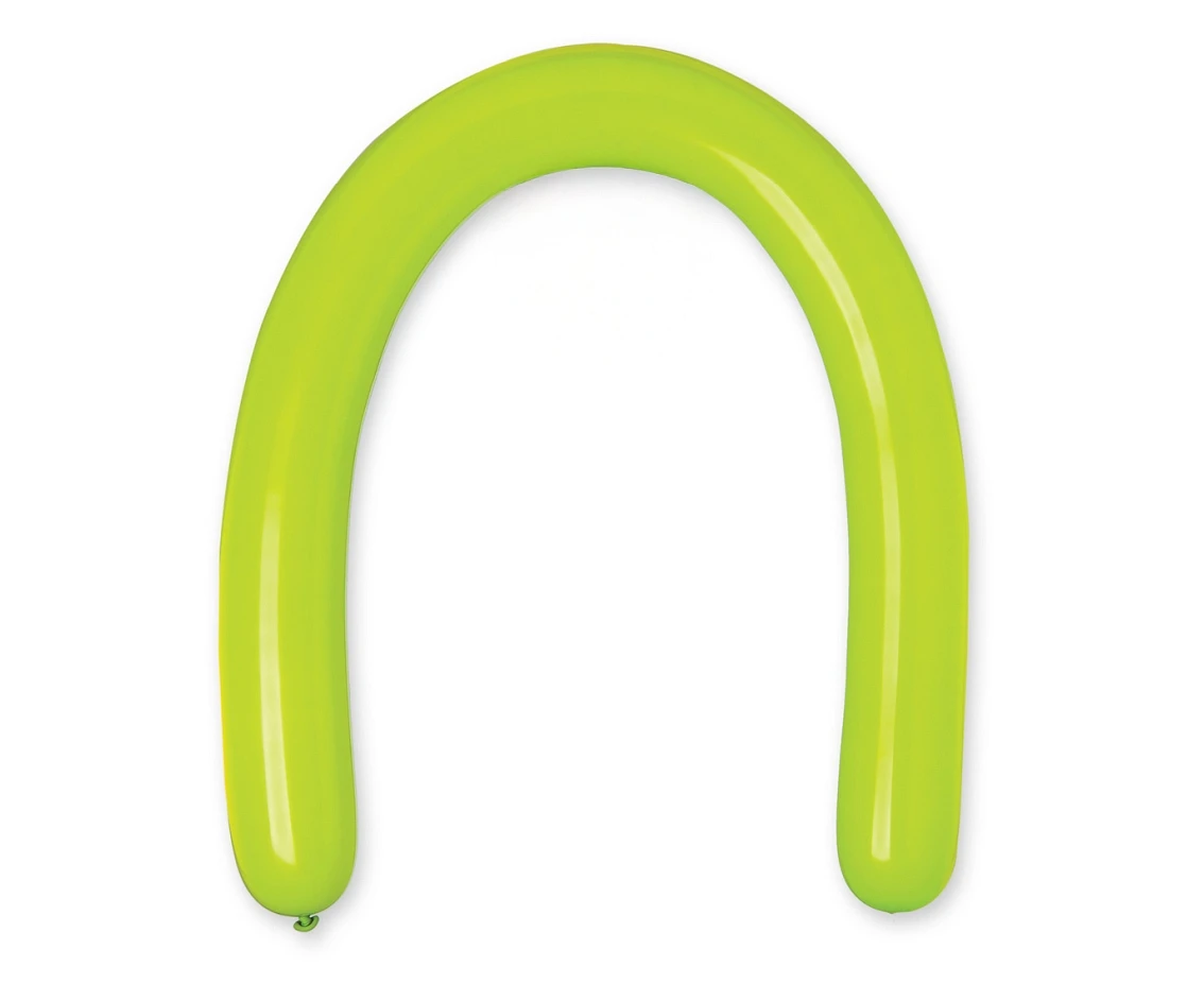 Balloons Gemar, modelling balloon, type 160, pistachio, 100pcs