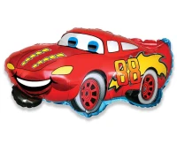 Foil Balloon 24" FX - Smiling Car, packed