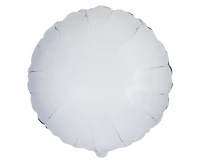 Foil Balloon 18" FX - Round (White), packed