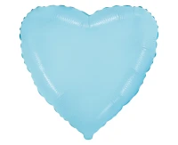 Foil Balloon 18" FX - Heart (delicate blue), packed