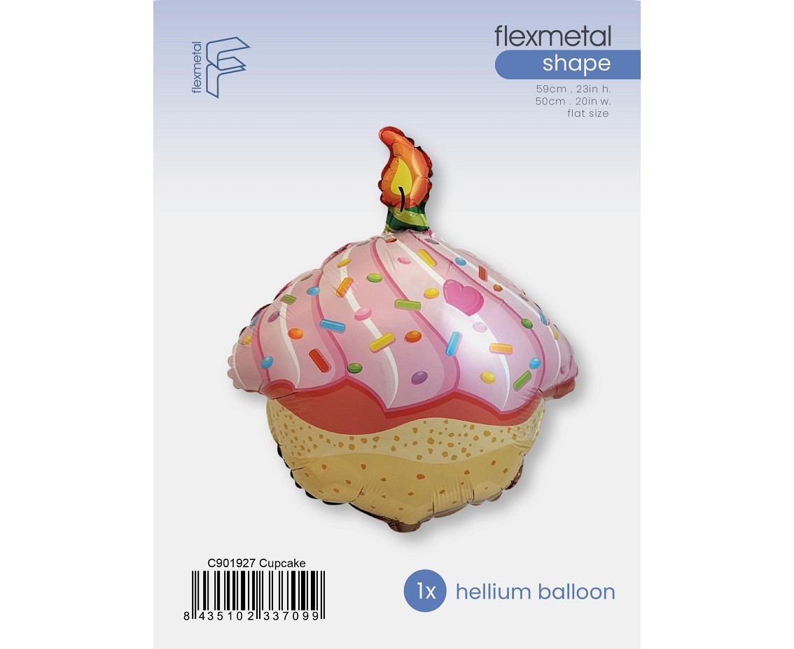 Foil Balloon 24" FX - Muffin, packed