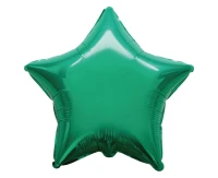18" FX Foil Balloon - Star (green), packed
