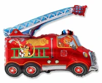 24" FX Foil Balloon - "Fire Truck", packed