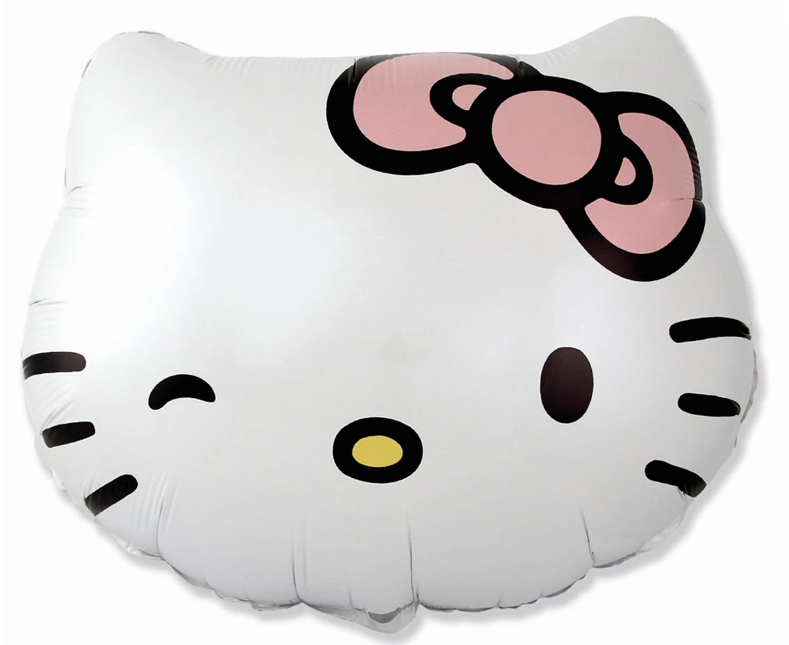 24" FX Foil Balloon - Hello Kitty Head (paper packaging), packed