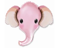 24" FX Foil Balloon - Elephant (pink), packed