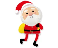 24" FX Foil Balloon - Santa Claus, packed