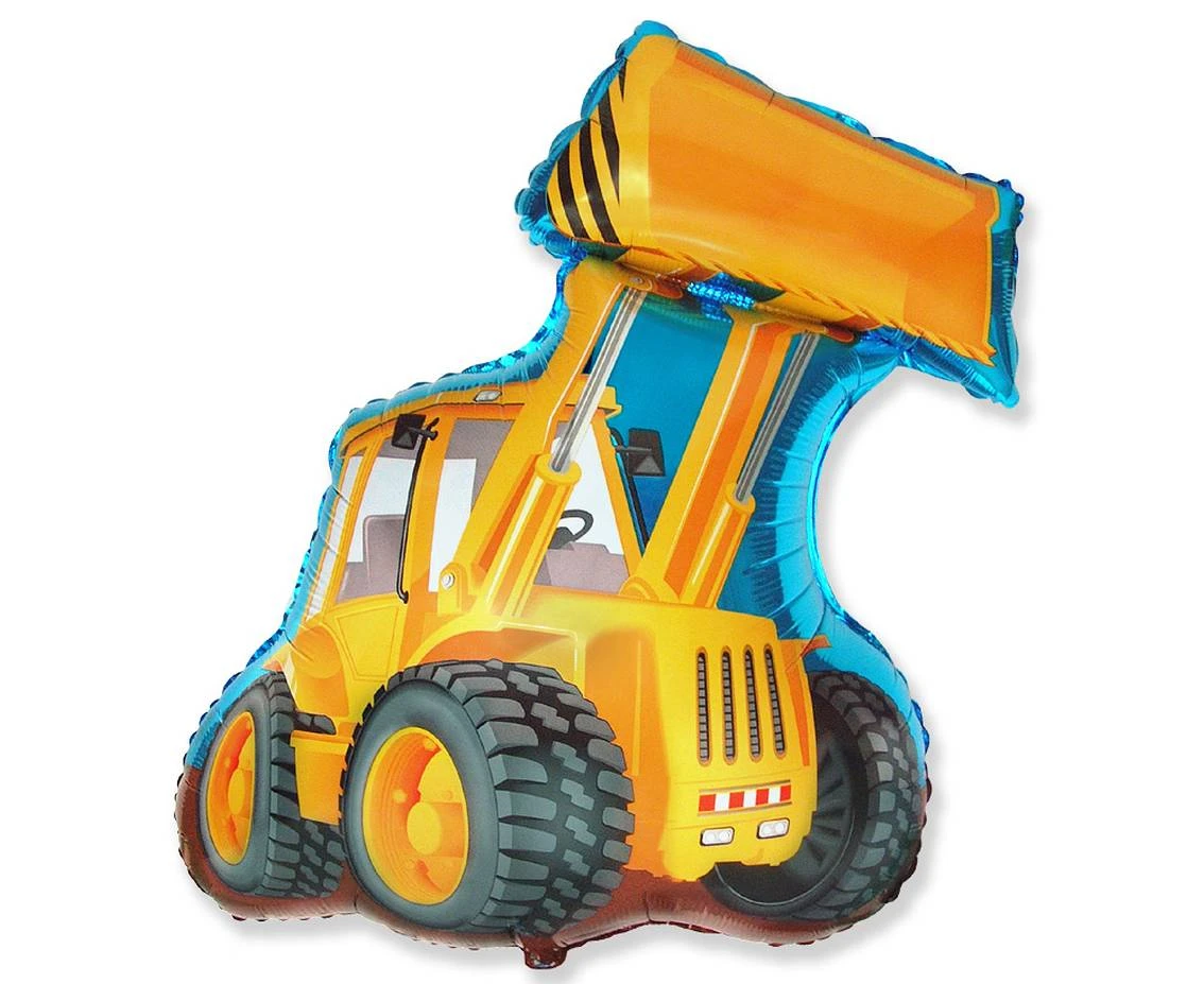 24" FX Foil Balloon - "Excavator", packed