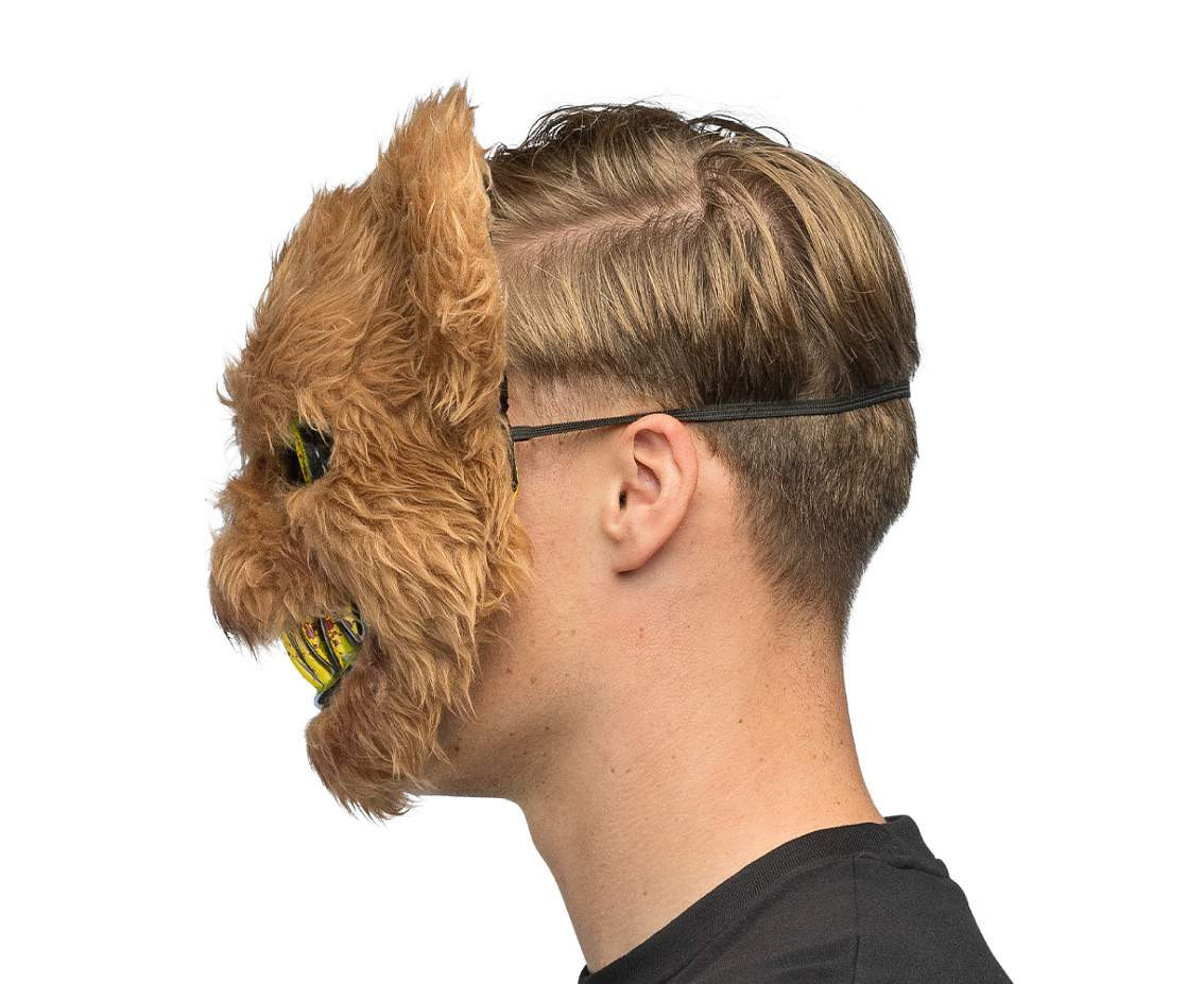 Plush mask Bloody Bear