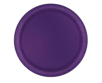 Paper plates purple, 23 cm, 8 pcs