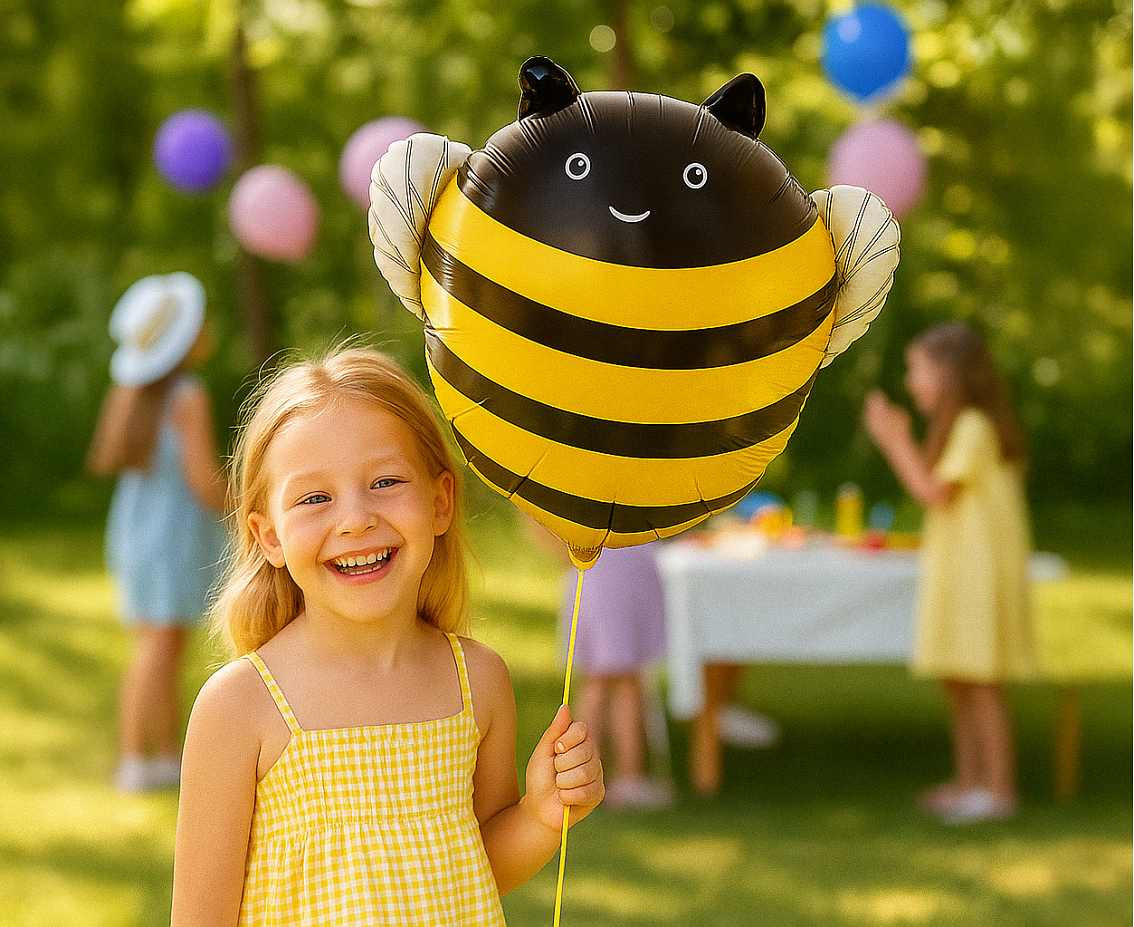 Foil balloon Bee,  47x41 cm