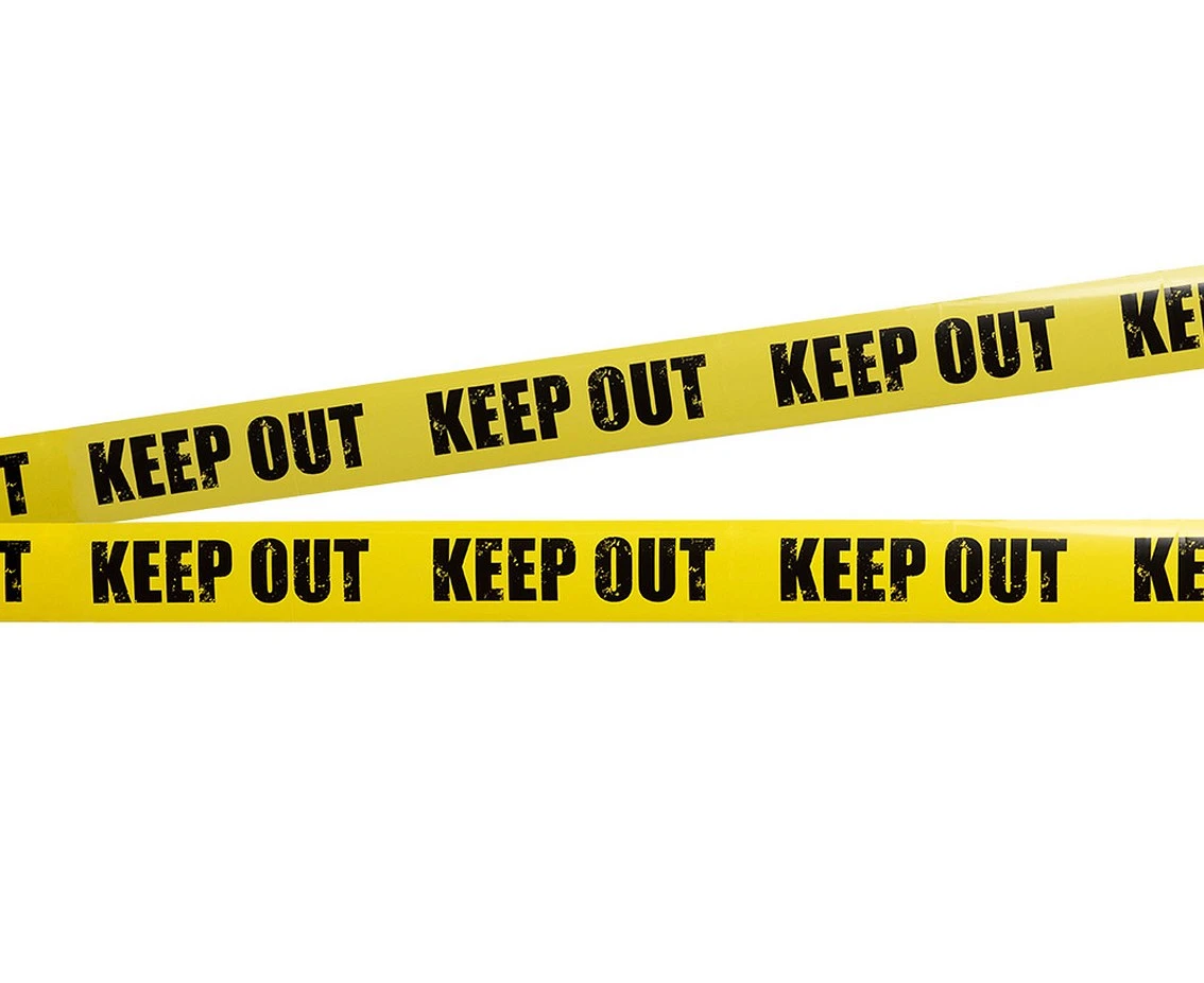 PE barrier tape KEEP OUT 6m