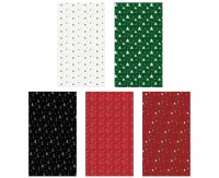 POLMAK Christmas decorative paper P2 200x70cm roll 1 sheet Star set of 13 Graphics - Christmas Trees, Stars, Gifts, Snowflakes