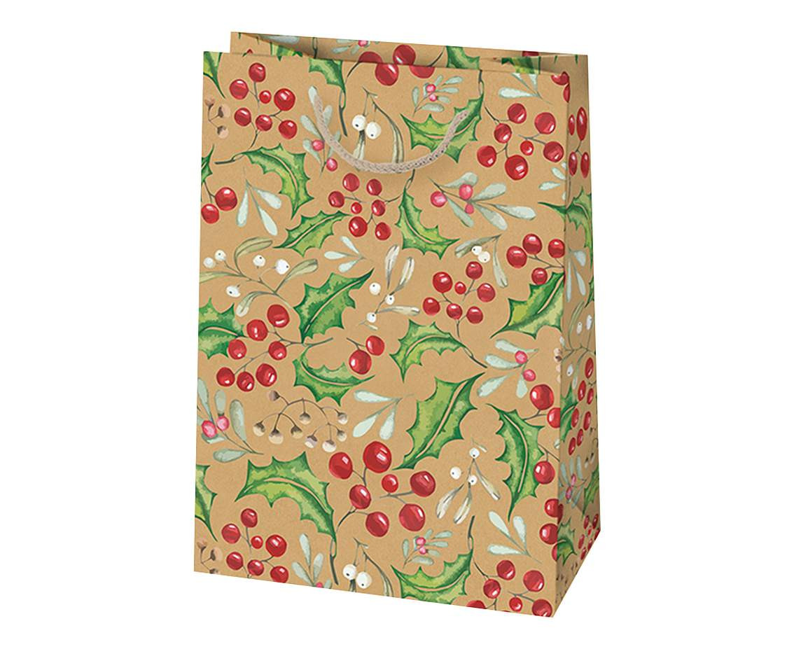 POLMAK Christmas Kraft Bag T5EK 230x320x110 Star Set of 85 Decorations - Children''''s, Santa Clauses, Kraft Paper 1pc.