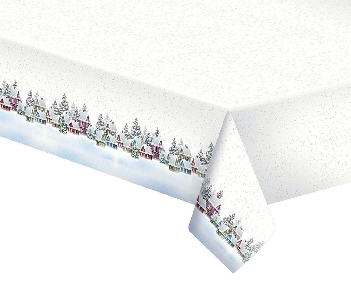POLMAK Paper tablecloth DAISY OD01 120x180cm Star no. Graphics - School, Tradition, Winter