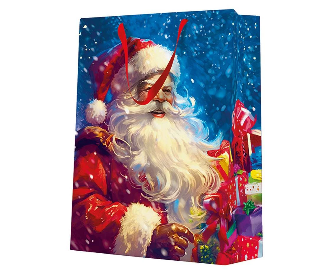 PAW Santa Claus Gift Bag with Gifts 30 x 41x 12 cm