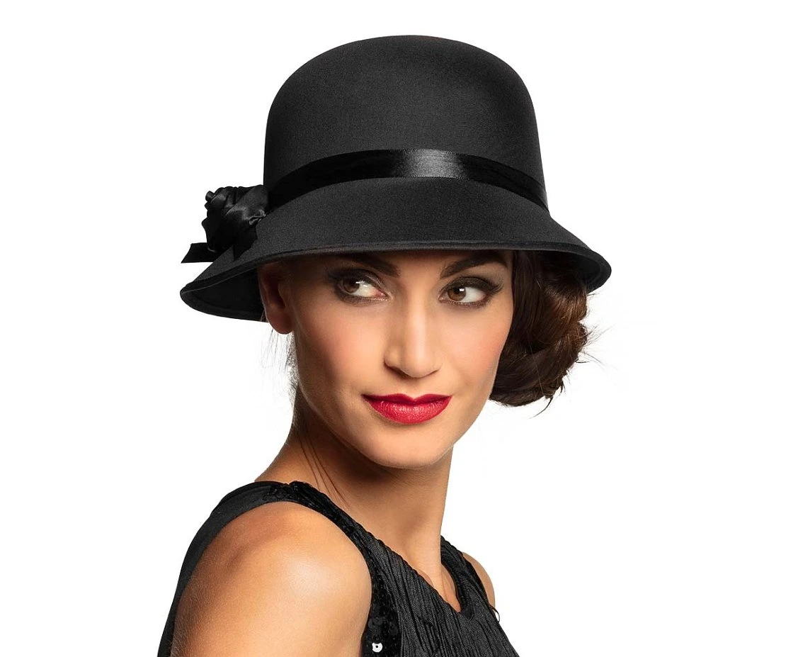 Hat Charleston lady black