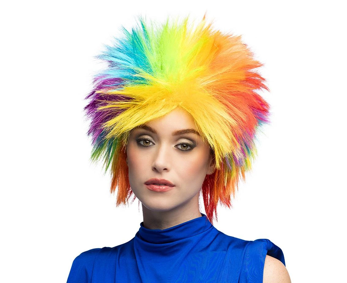 Wig Punky rainbow