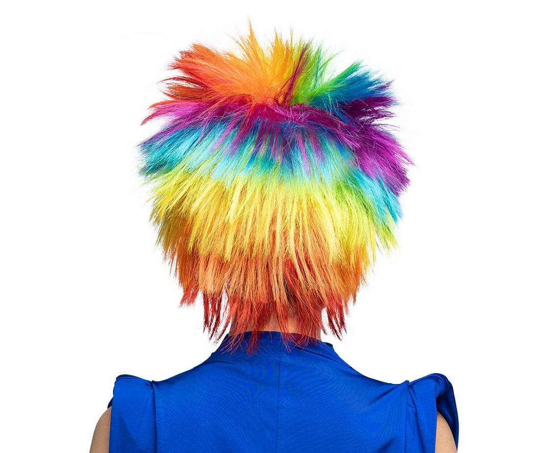 Wig Punky rainbow