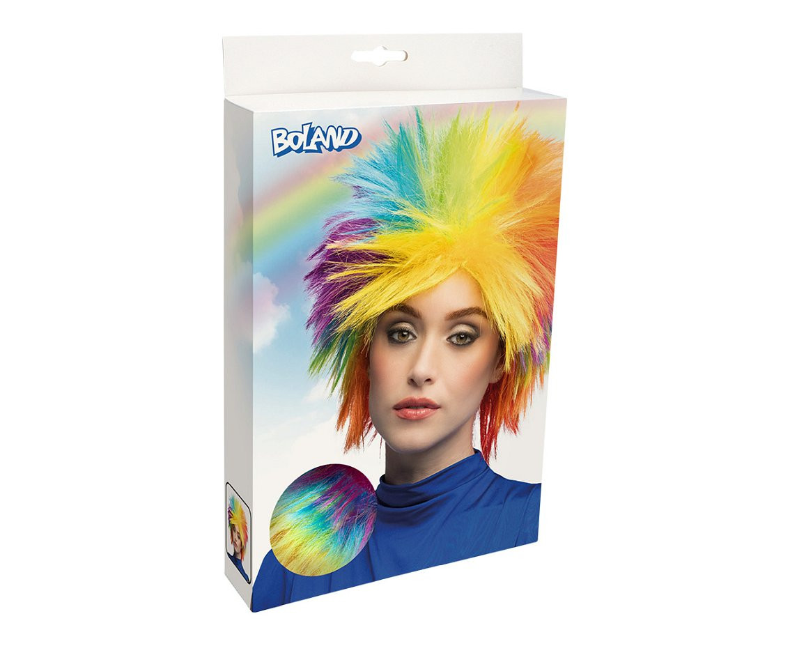 Wig Punky rainbow