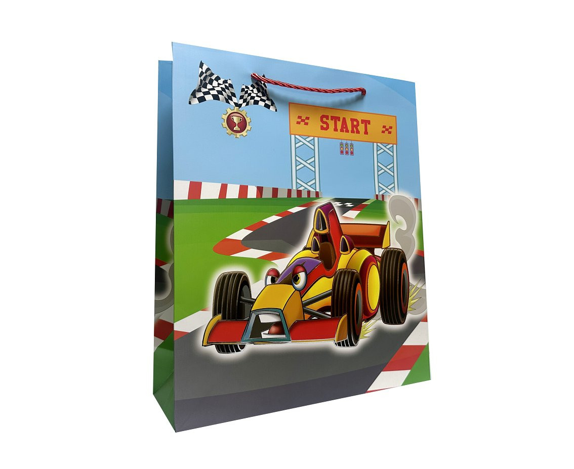 Gift bag A5 Cars18x23x10 cm. mix, 1 pc