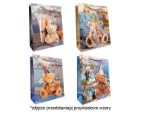 Gift bag A5  A5 Teddy Bear 18x23x10 cm. mix, 1 pc