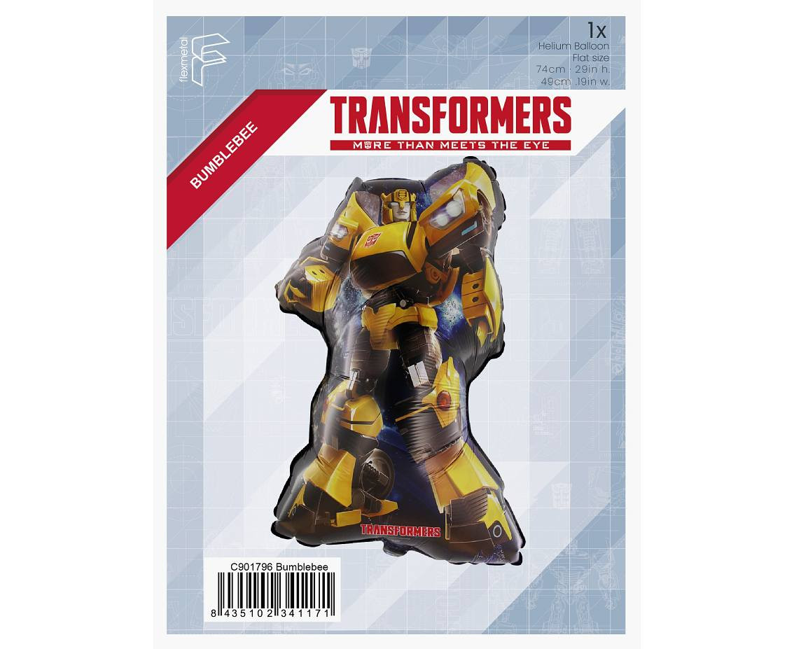 Foil balloon 24" FX Transformers - Bumblebee, packed
