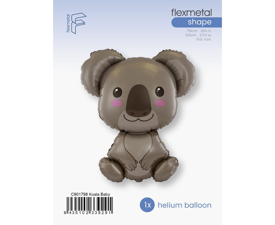 Foil balloon 24" FX Koala, packed