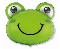 Foil balloon 24" FX Froggy (green), packed